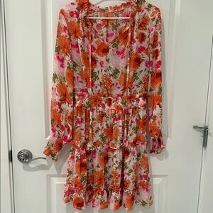 Floral Long Sleeve Dress